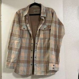 Womens PRANA corduroy button down